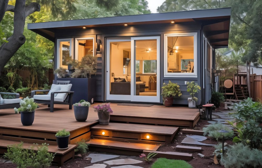 tinyhouse ADU (accessory dwelling unit): custom built backyard c